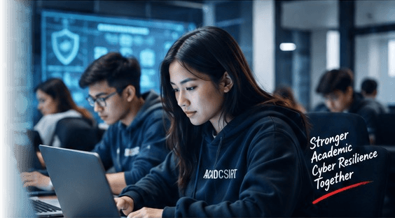 ACAD-CSIRT Cyber Academy Students in SOC Lab
